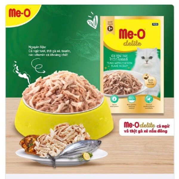 Pate cá ngừ và thịt gà xé